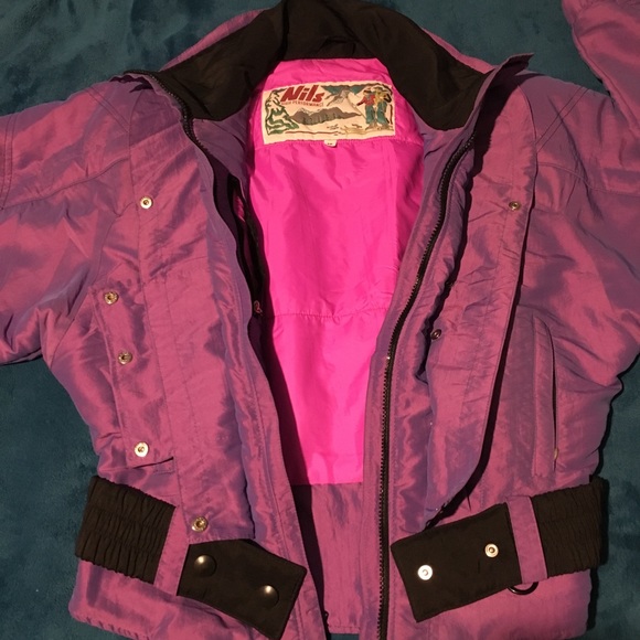 Vintage NILS Ski Jacket & Matching Waist Pouch - Picture 2 of 5